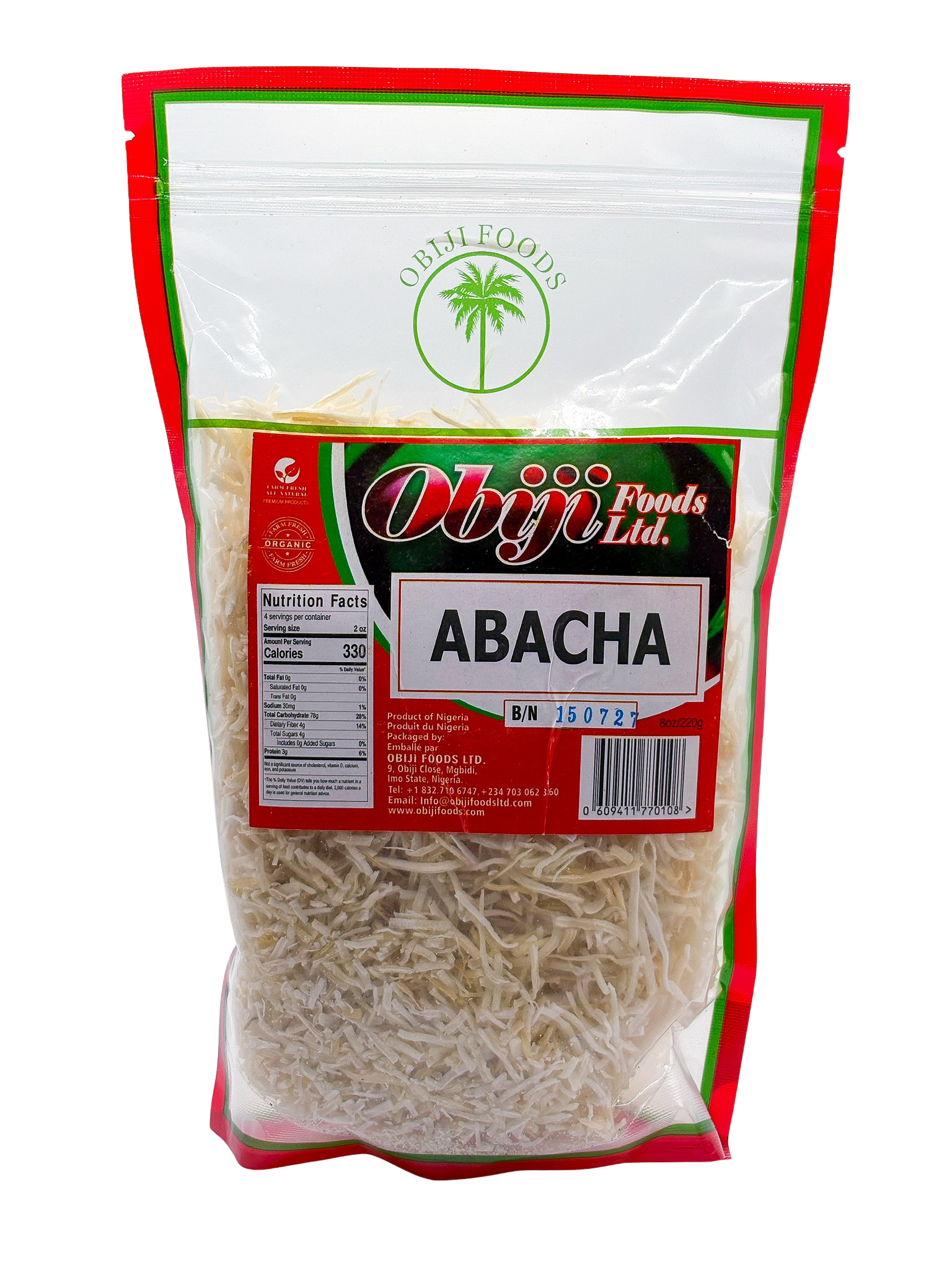 Obiji Foods Ltd. Abacha 220g