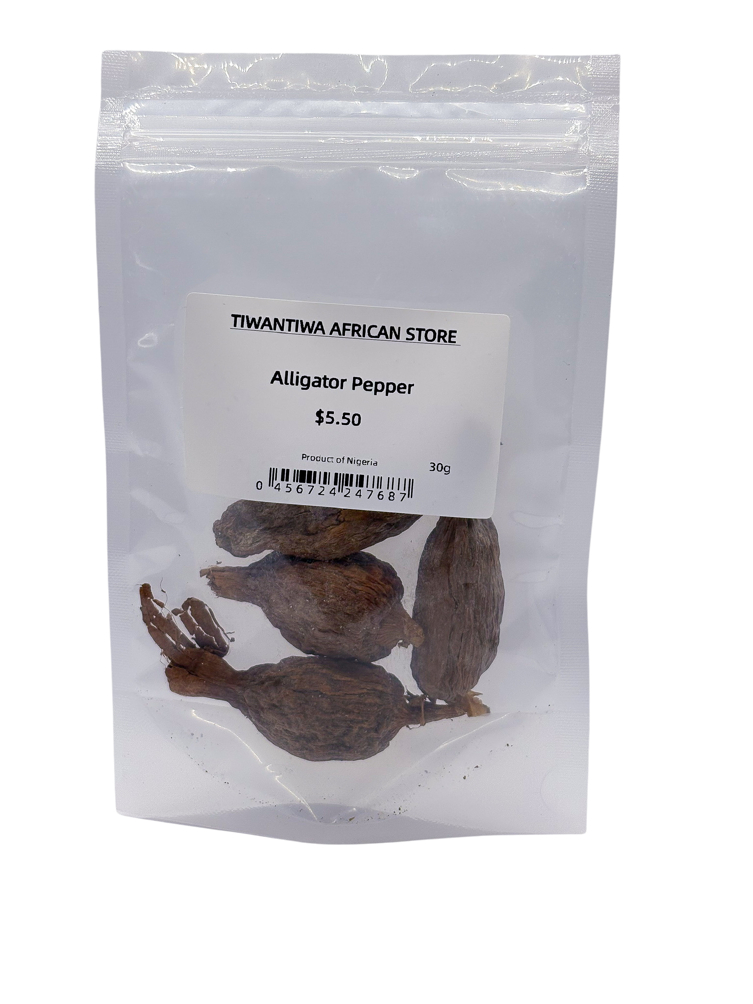 Tiwantiwa African Store Alligator Pepper 30g