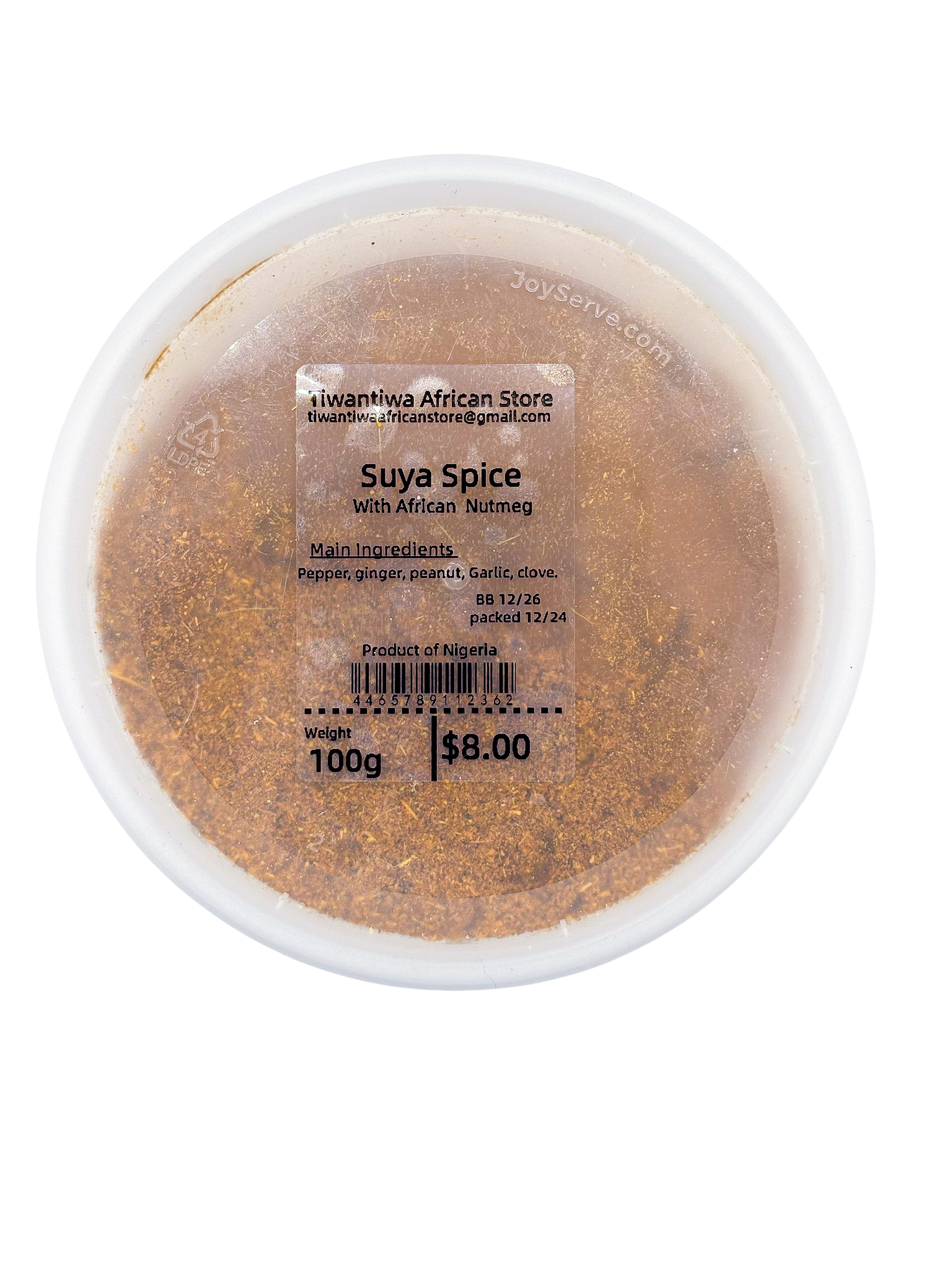 Tiwantiwa African Store Suya Spice with African Nutmeg 100g