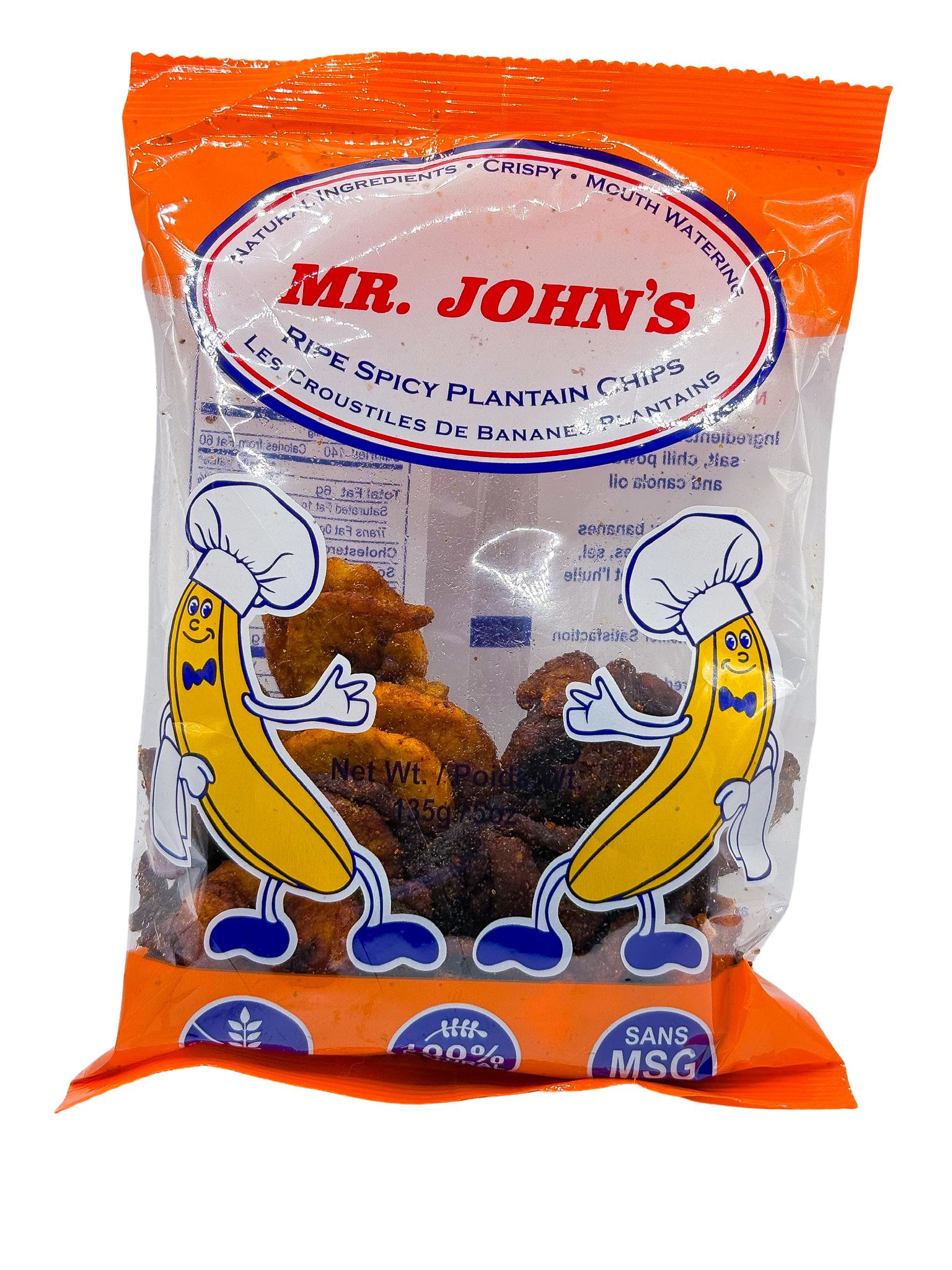 Mr. John's Ripe Spicy Plantain Chips 135g