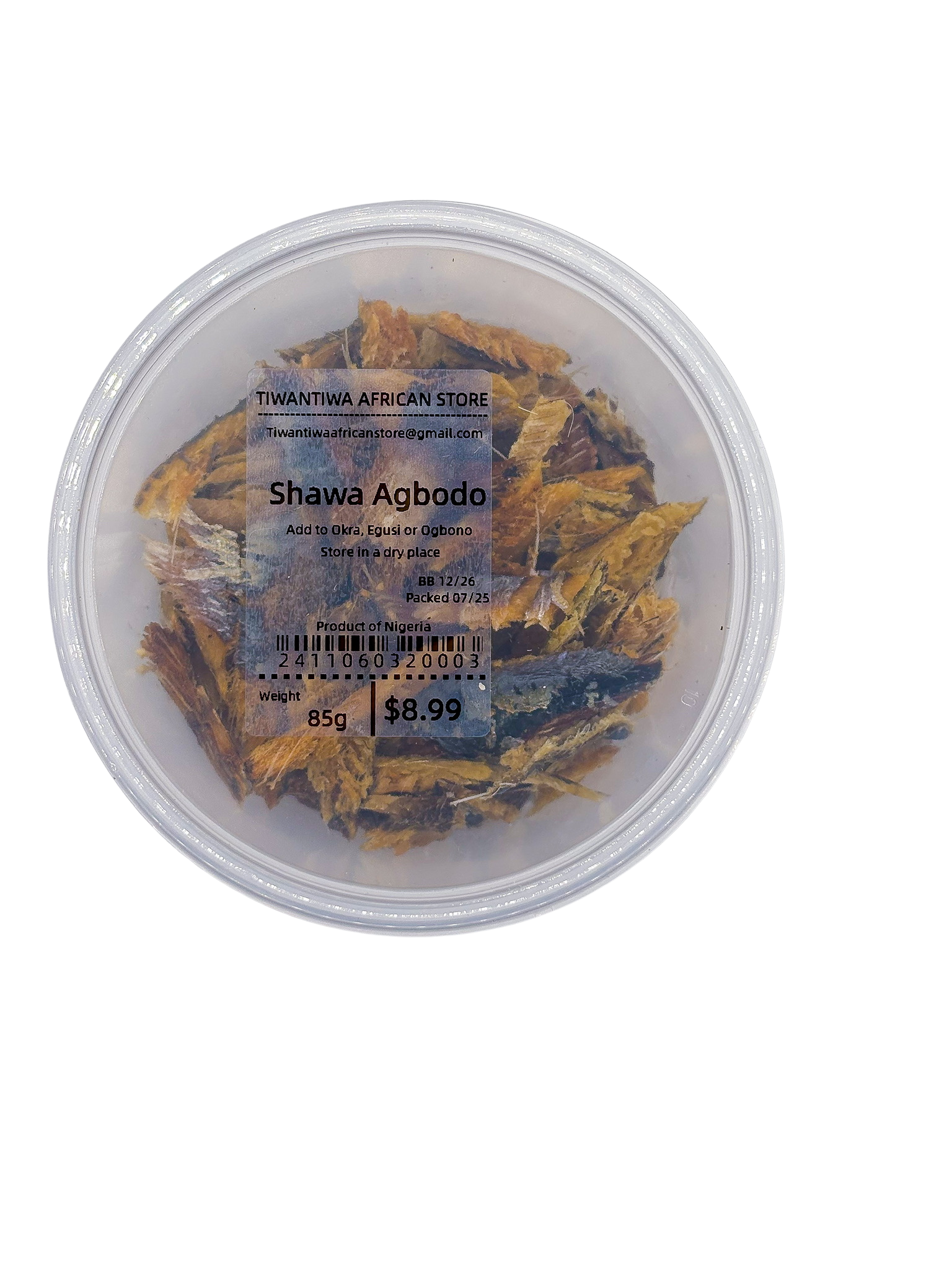 Tiwantiwa African Store Shawa Agbodo 85g