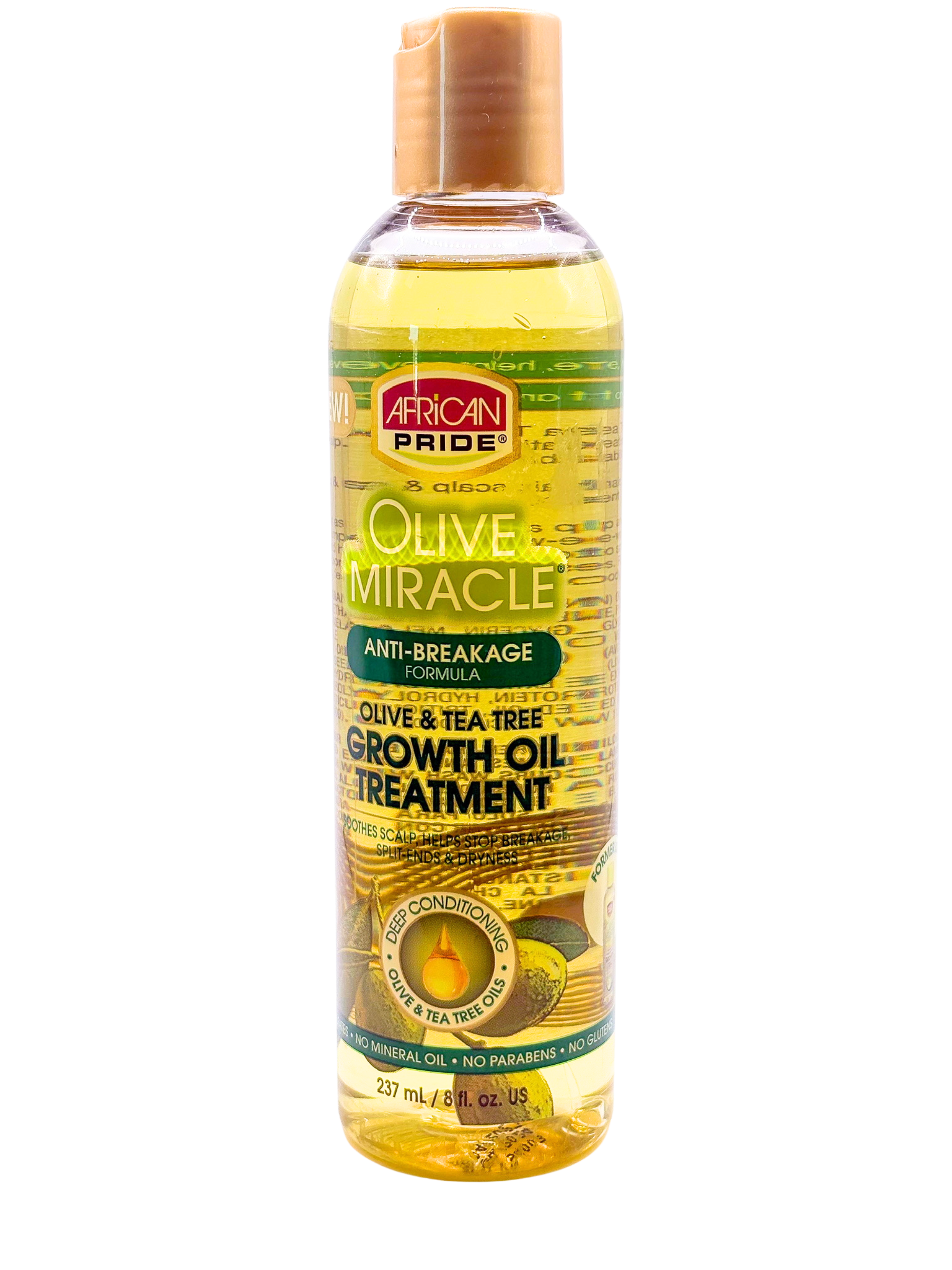 African Pride Olive Miracle Anti-breakage Olive & Tea Tree Growth Oil Treatment 237ml