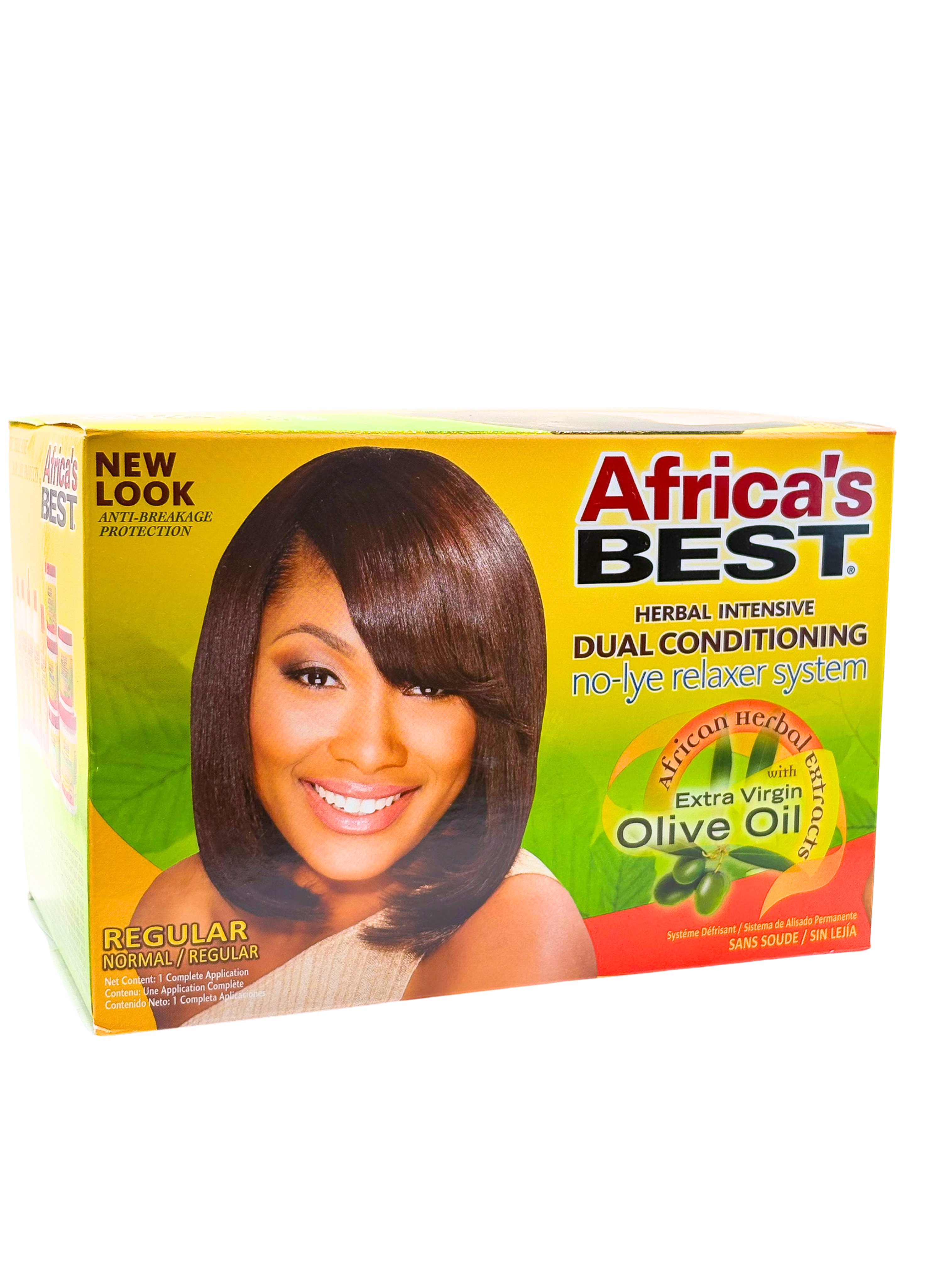 African's Best Herbal Intensive Dual Conditioning no-lye relaxer system