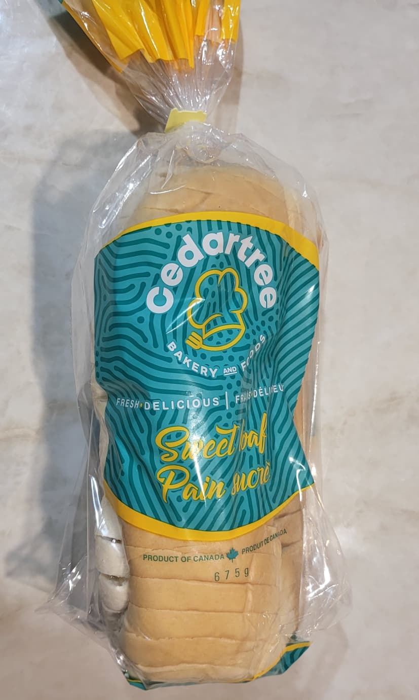 Cedartree Sweet Slice Bread 675g