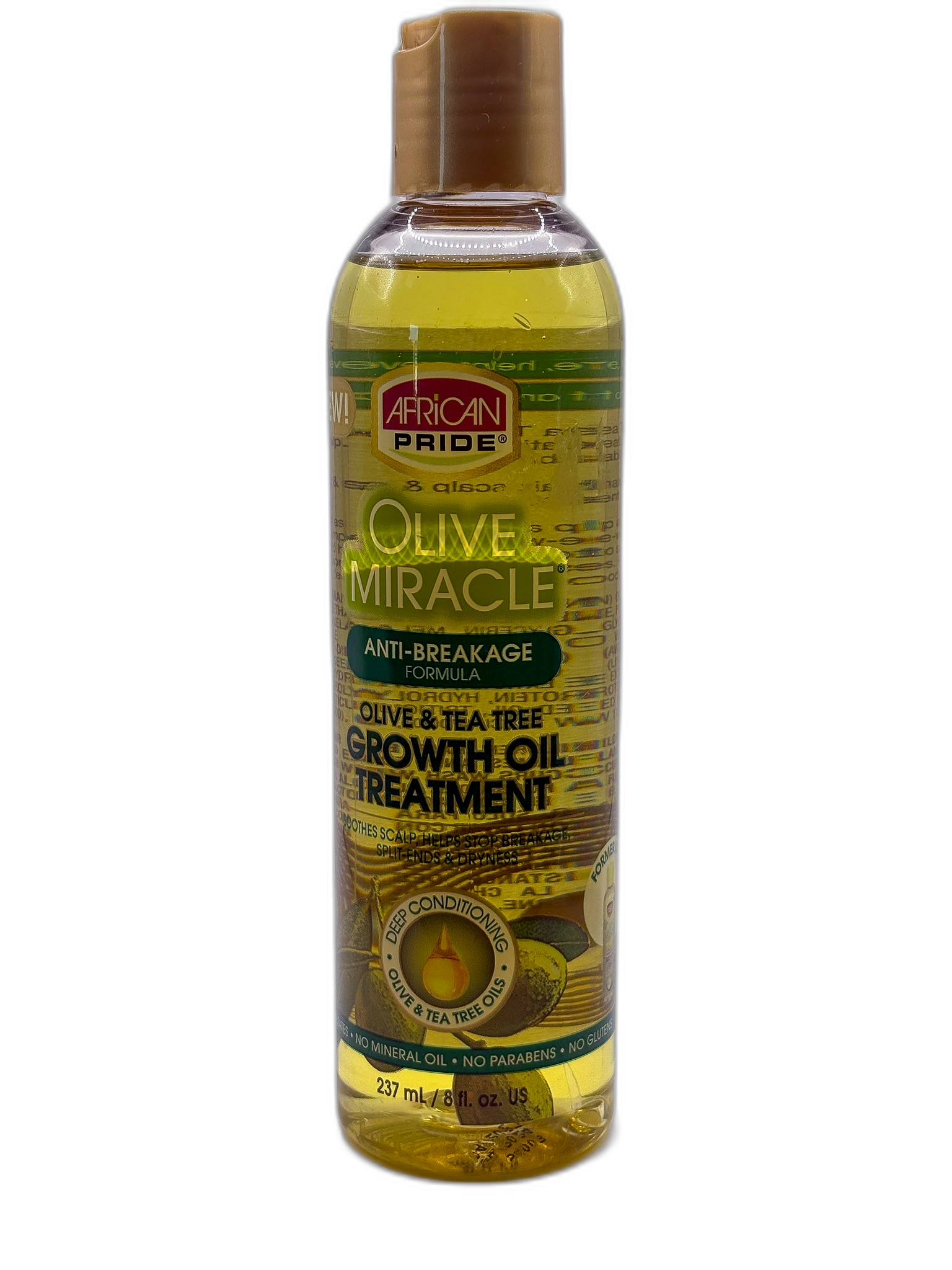 African Pride Olive Miracle Anti-breakage Olive & Tea Tree Growth Oil Treatment 237ml