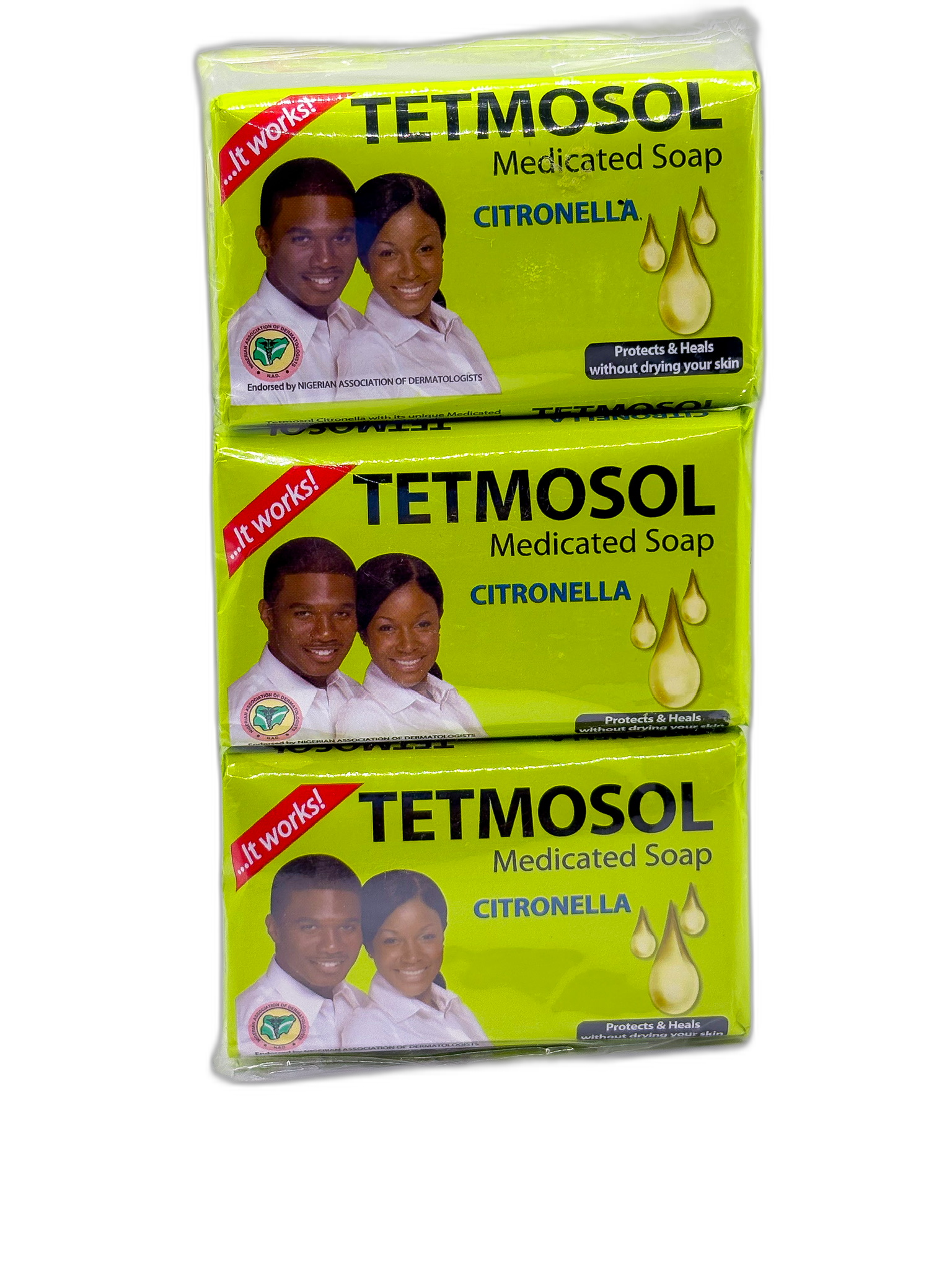 Tetmosol Medicated Soap Citronella 6-pack