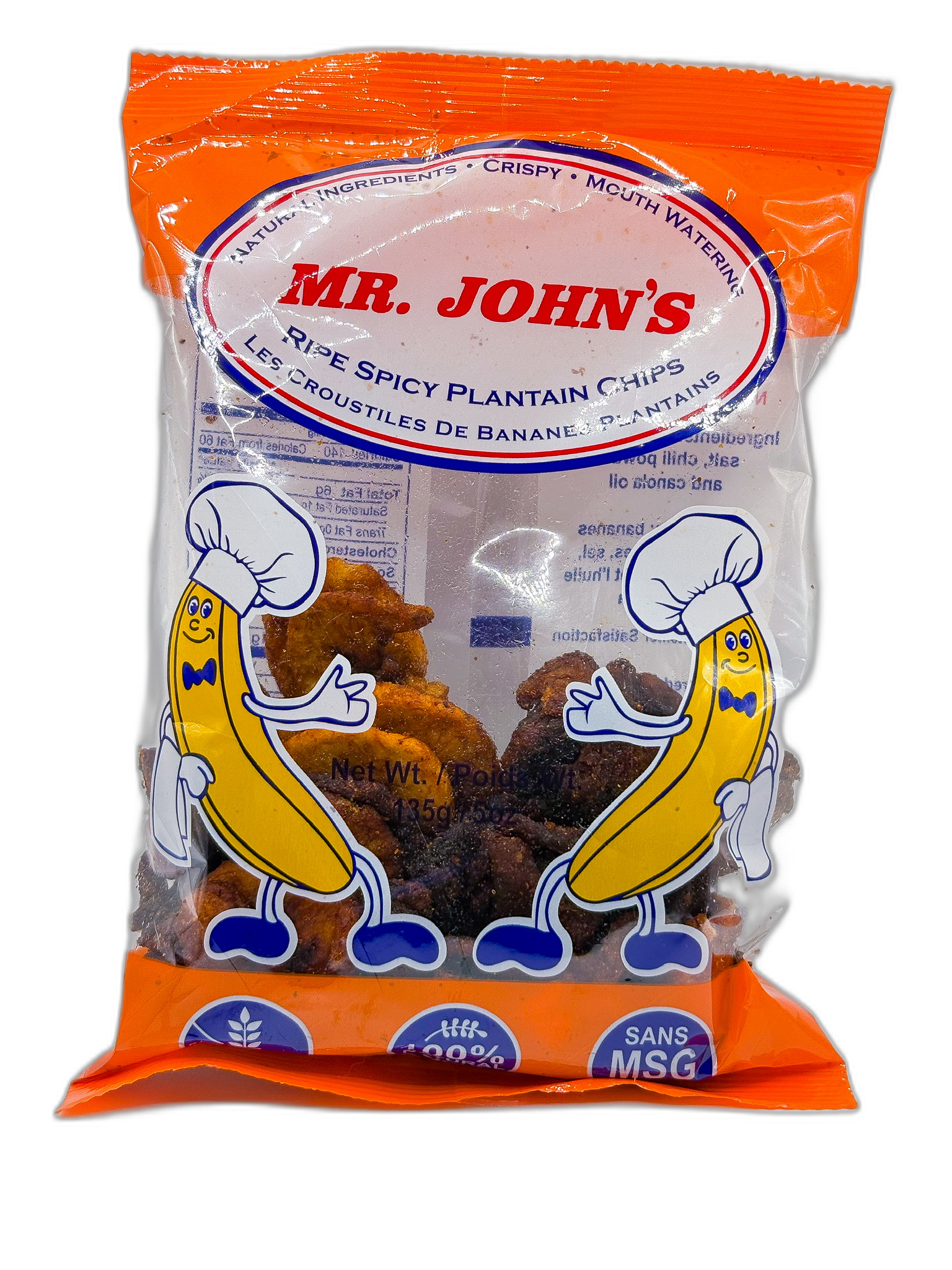 Mr. John's Ripe Spicy Plantain Chips 135g