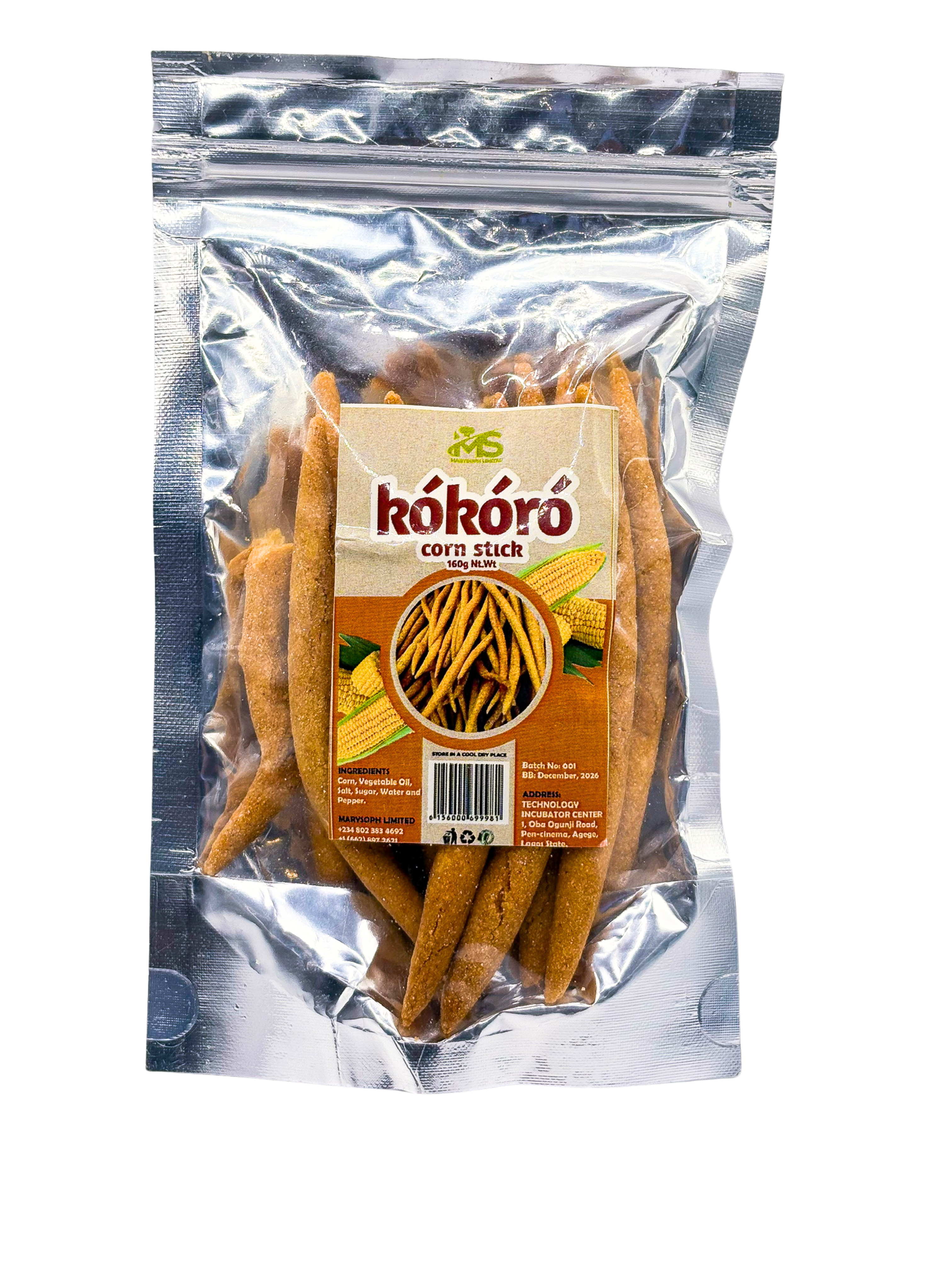 Tiwantiwa African Store Kokoro Corn Snacks