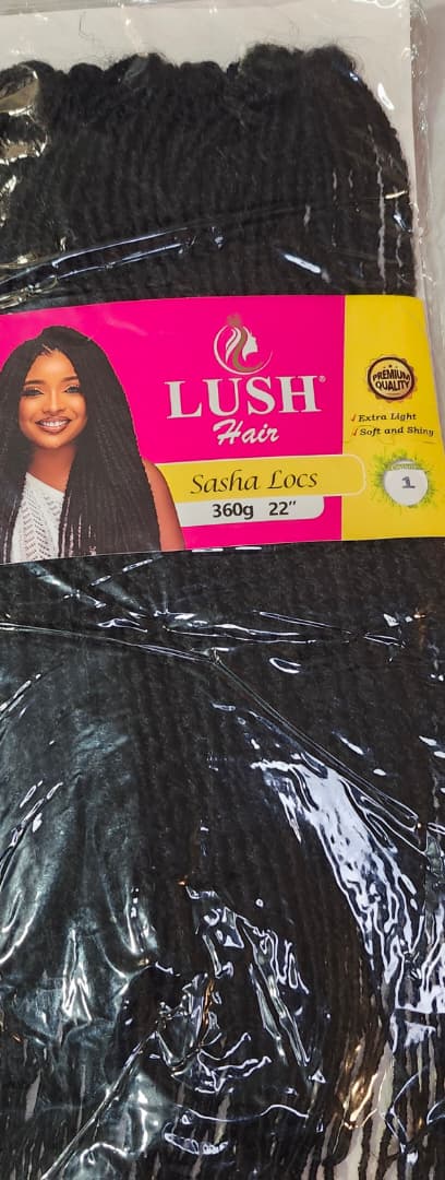 Lush Hair Sasha Locs 360g 22inch color--1