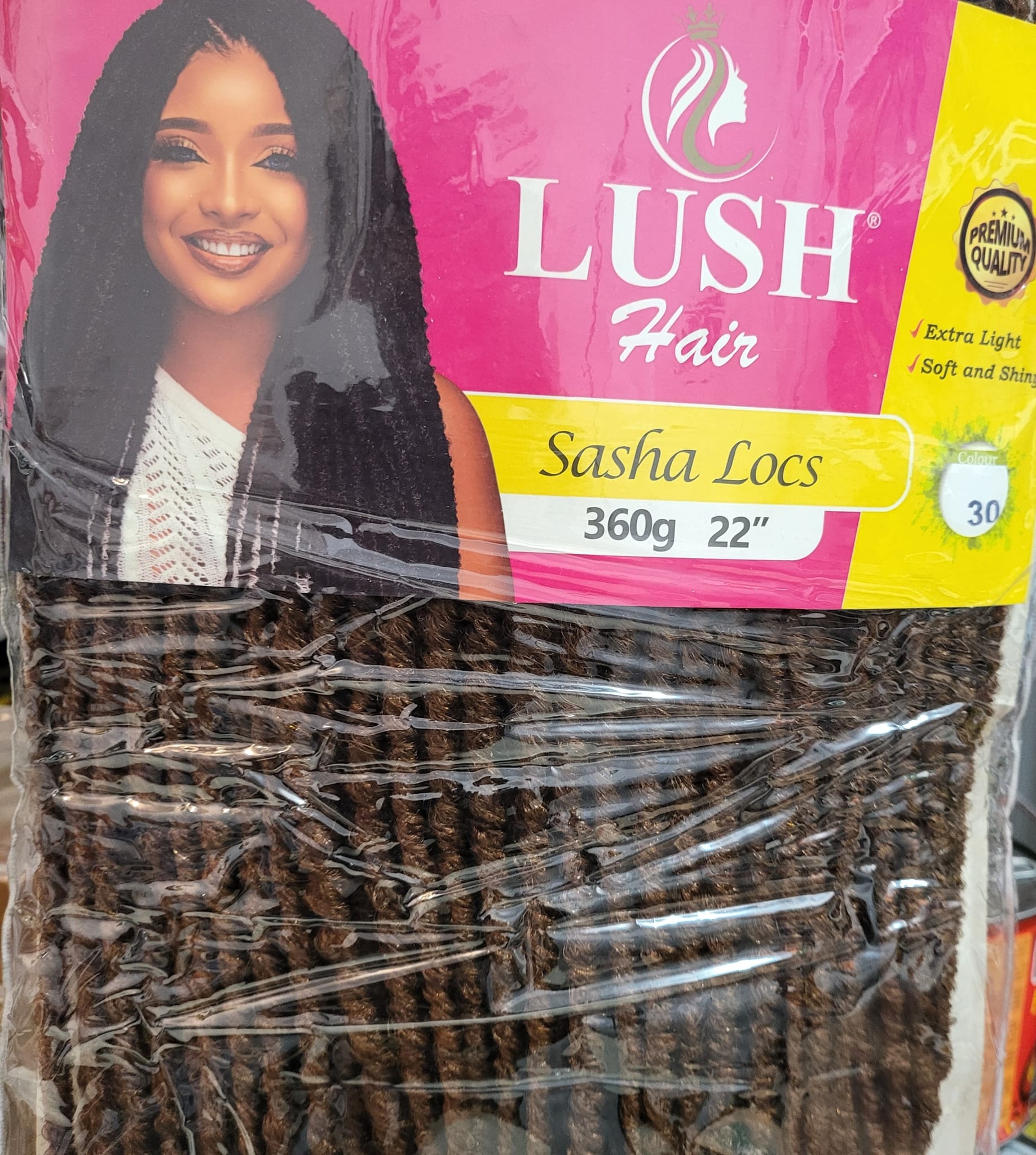 Lush Hair Sasha Locs 360g 22inch color--30