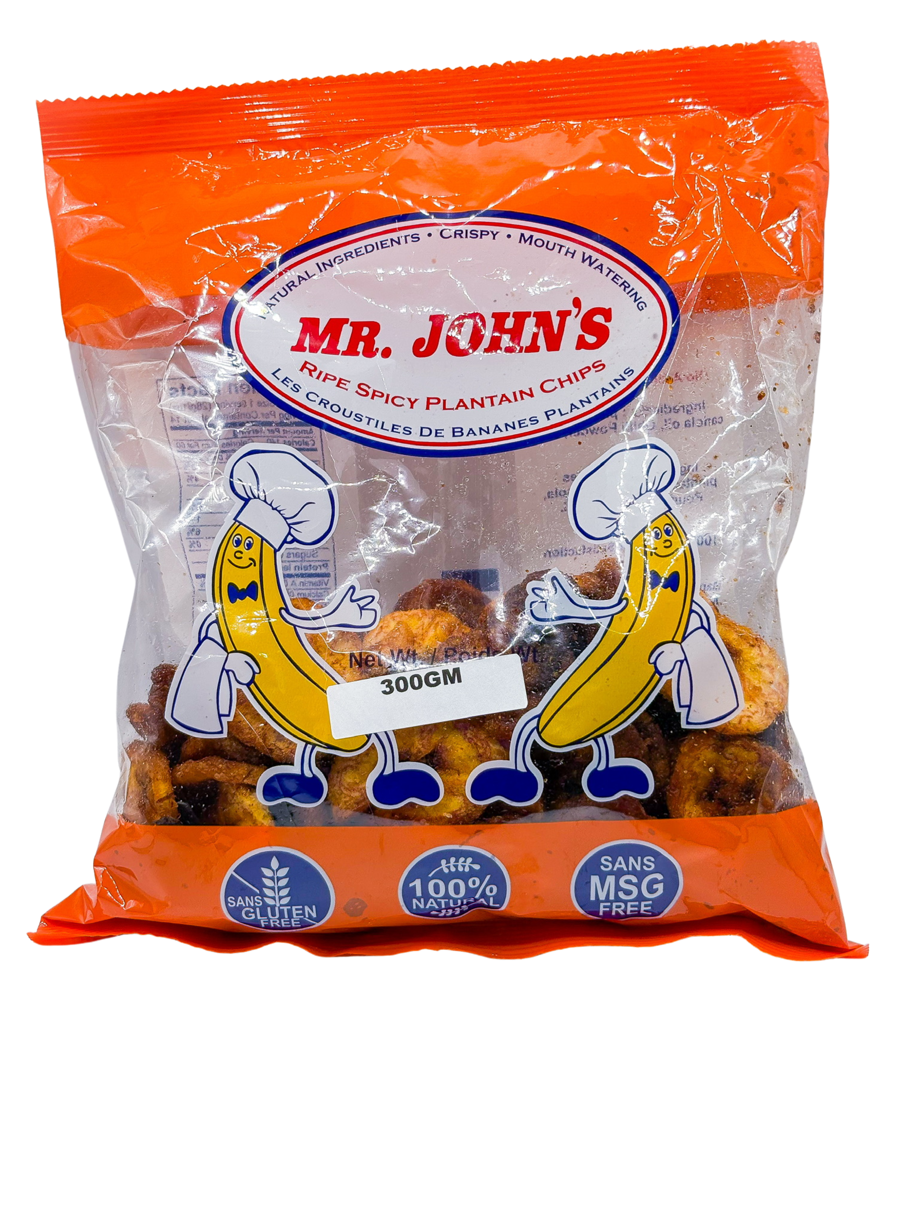 Mr. John's Ripe Spicy Plantain Chips 300g