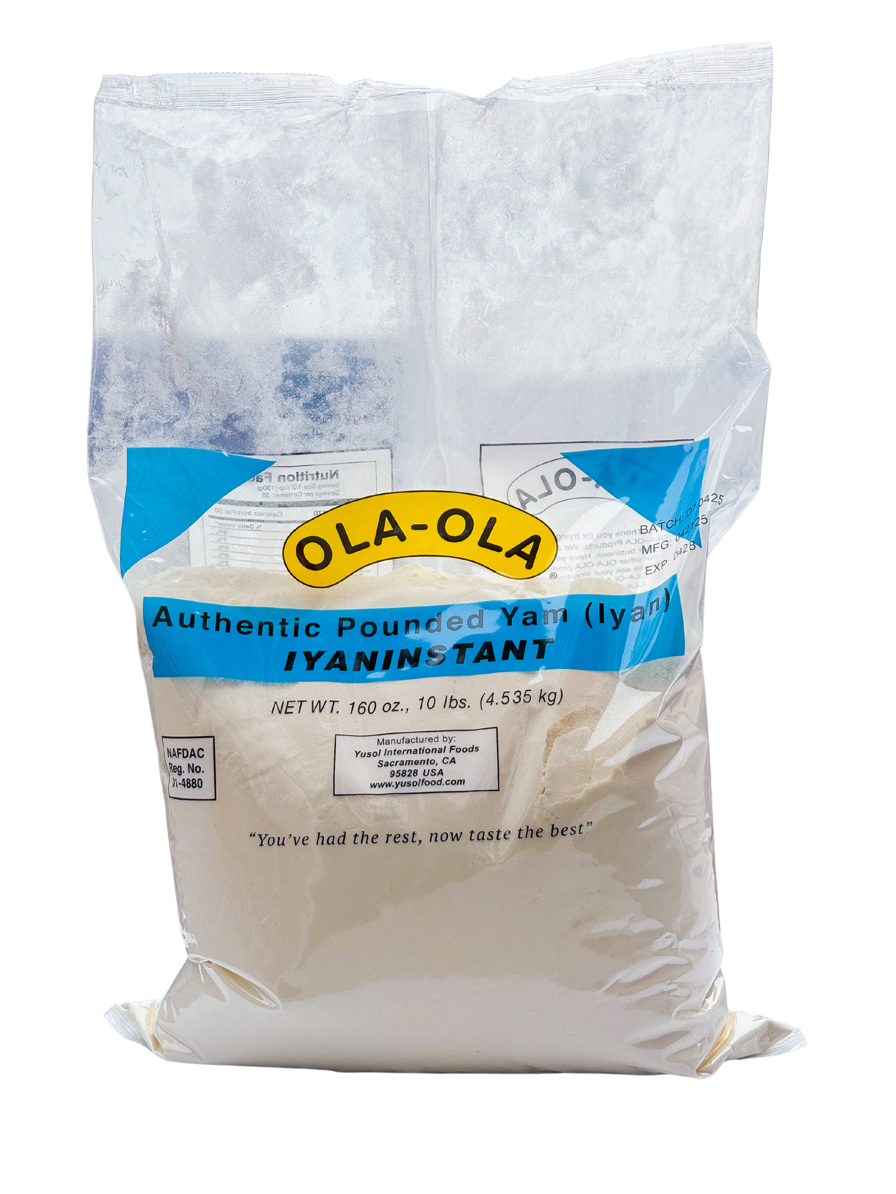 Ola-Ola Authentic Pounded Yam (Iyan) 10lb