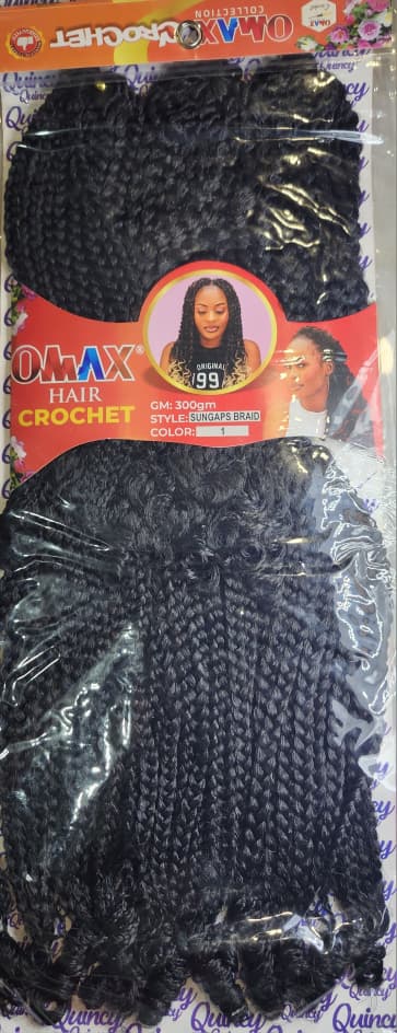 Omax Hair Crochet style--sungaps-braid color--1