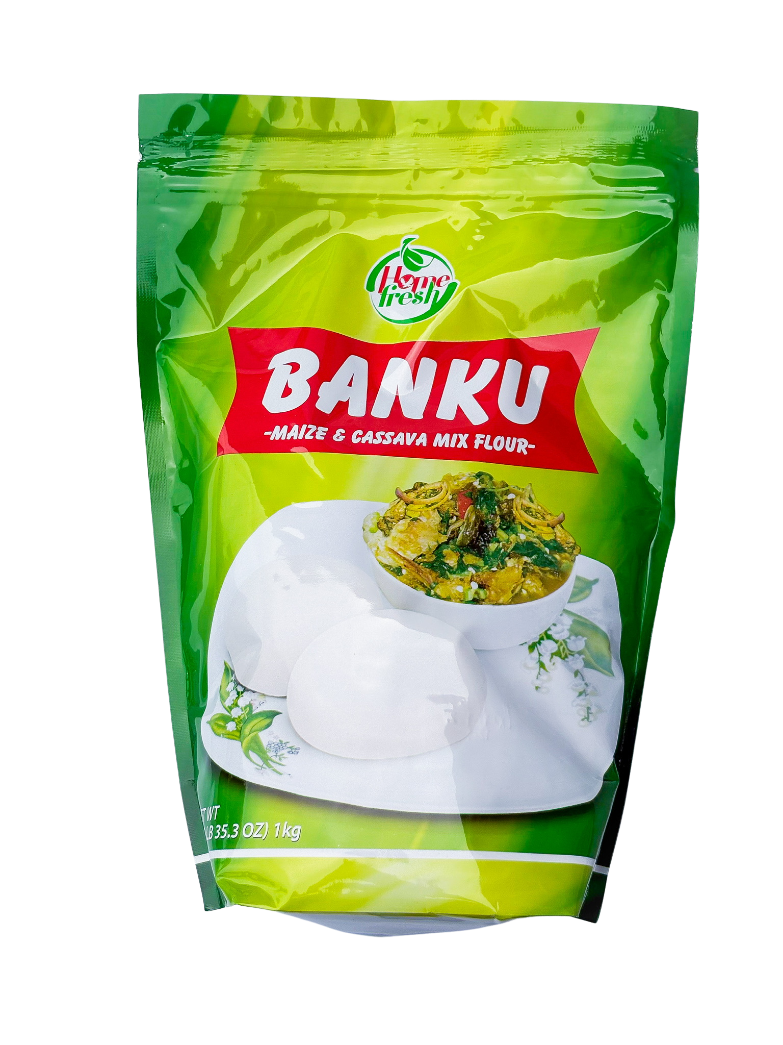 Banku Maize & Cassava Mix Flour 2.2lb