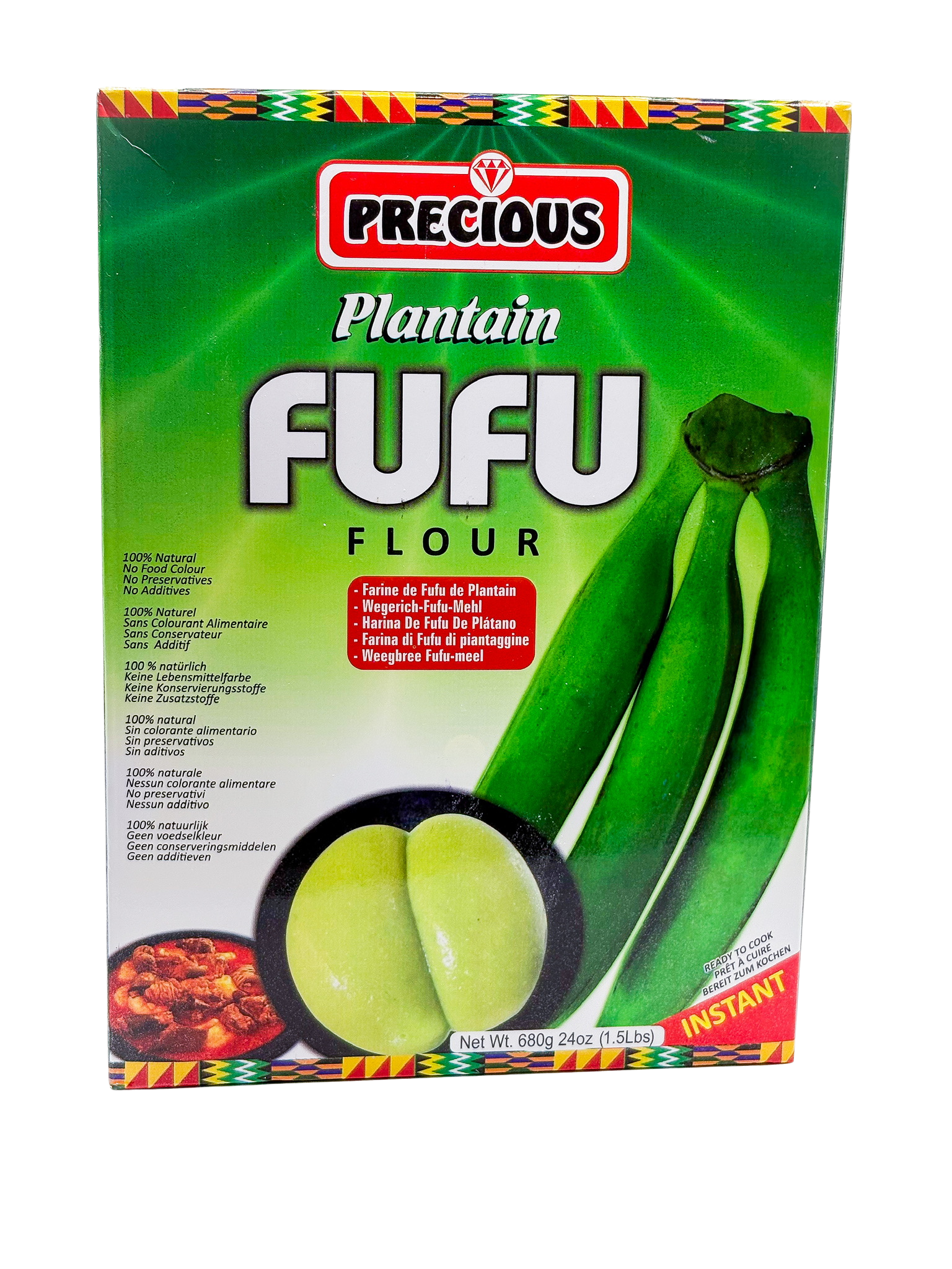 Precious Plantain Fufu Flour 1.5lbs