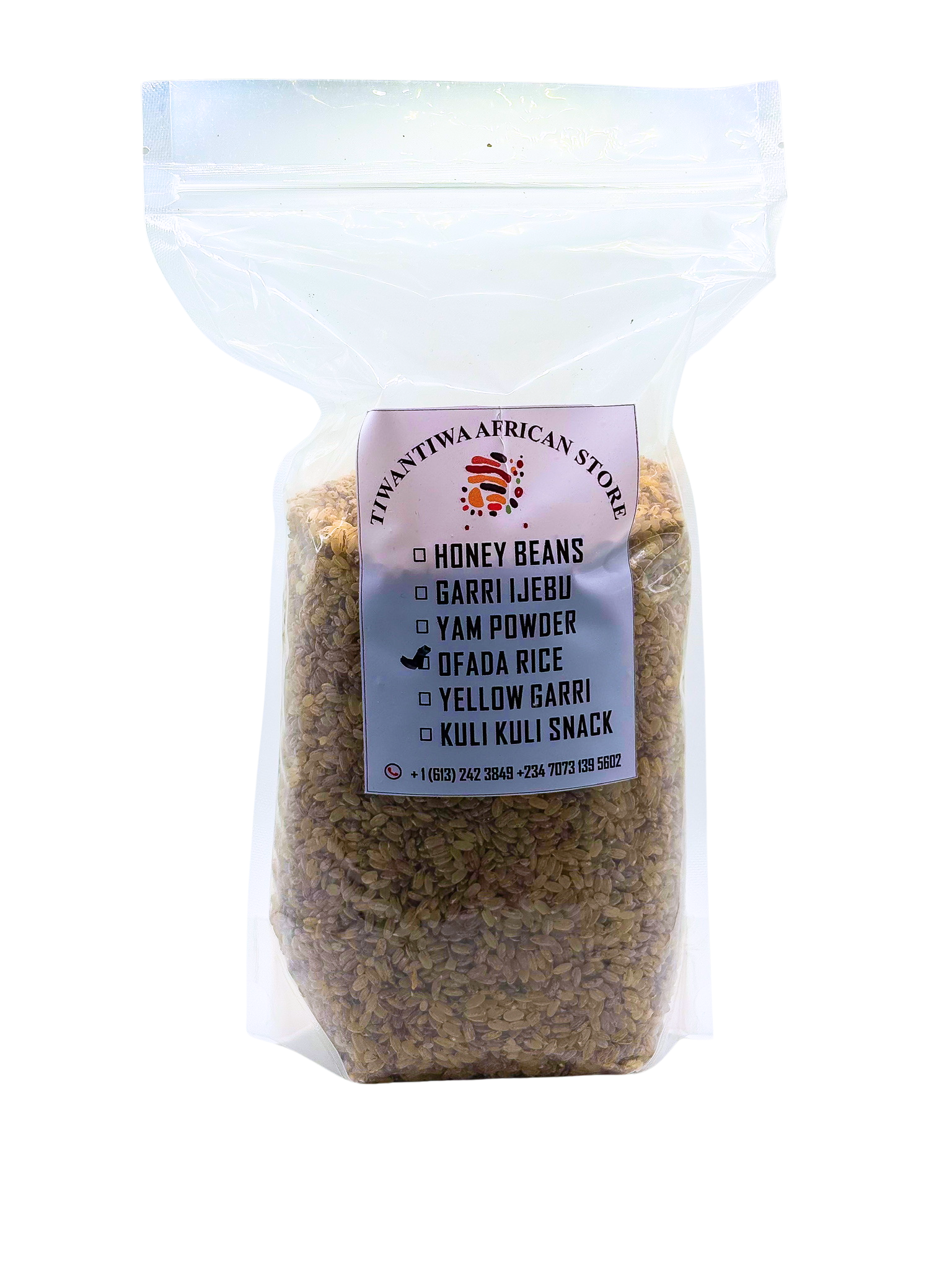 Tiwantiwa African Store Ofada Rice 1.2kg