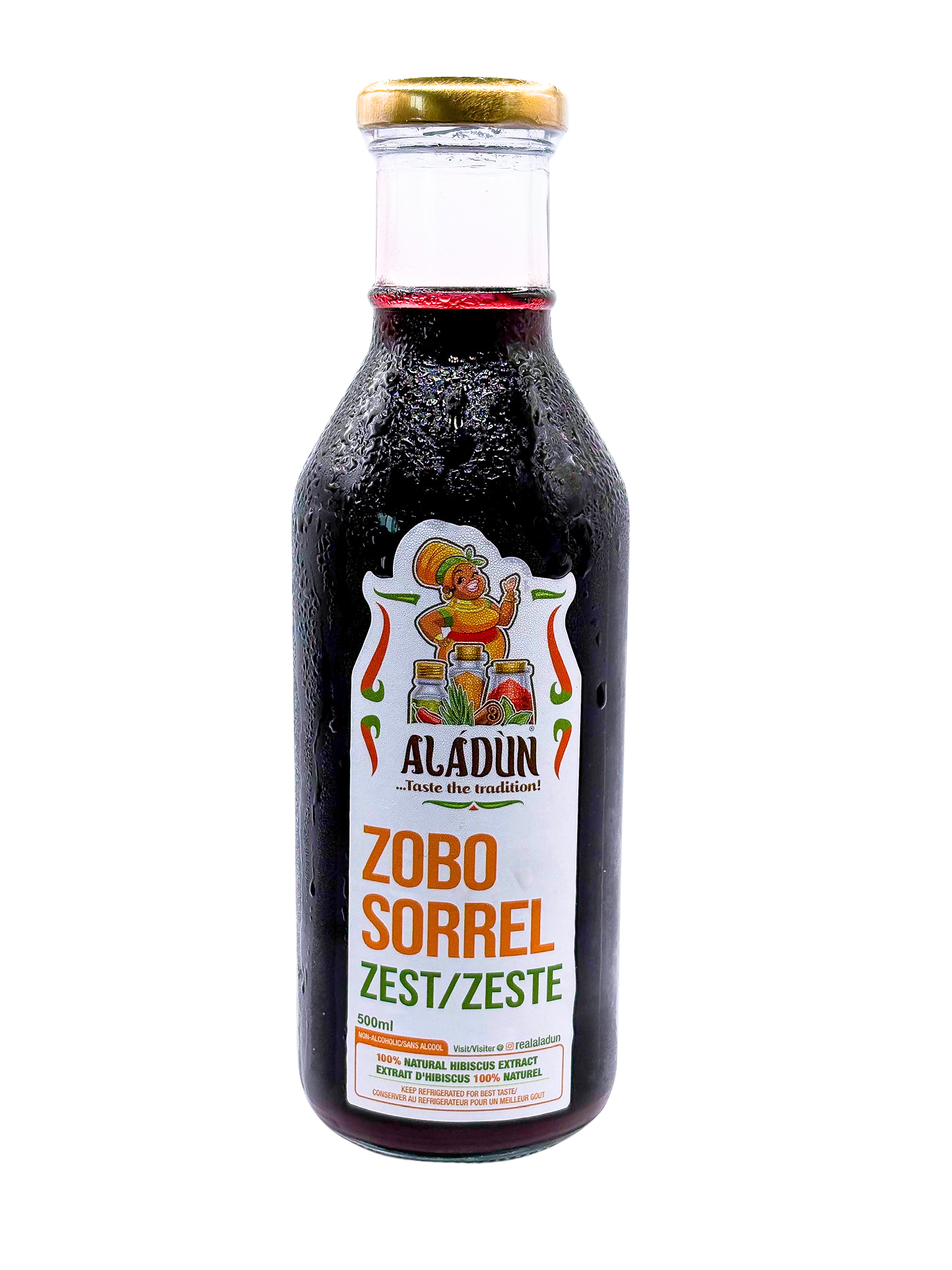 Aládùn Zobo Sorrel Zest 500ml