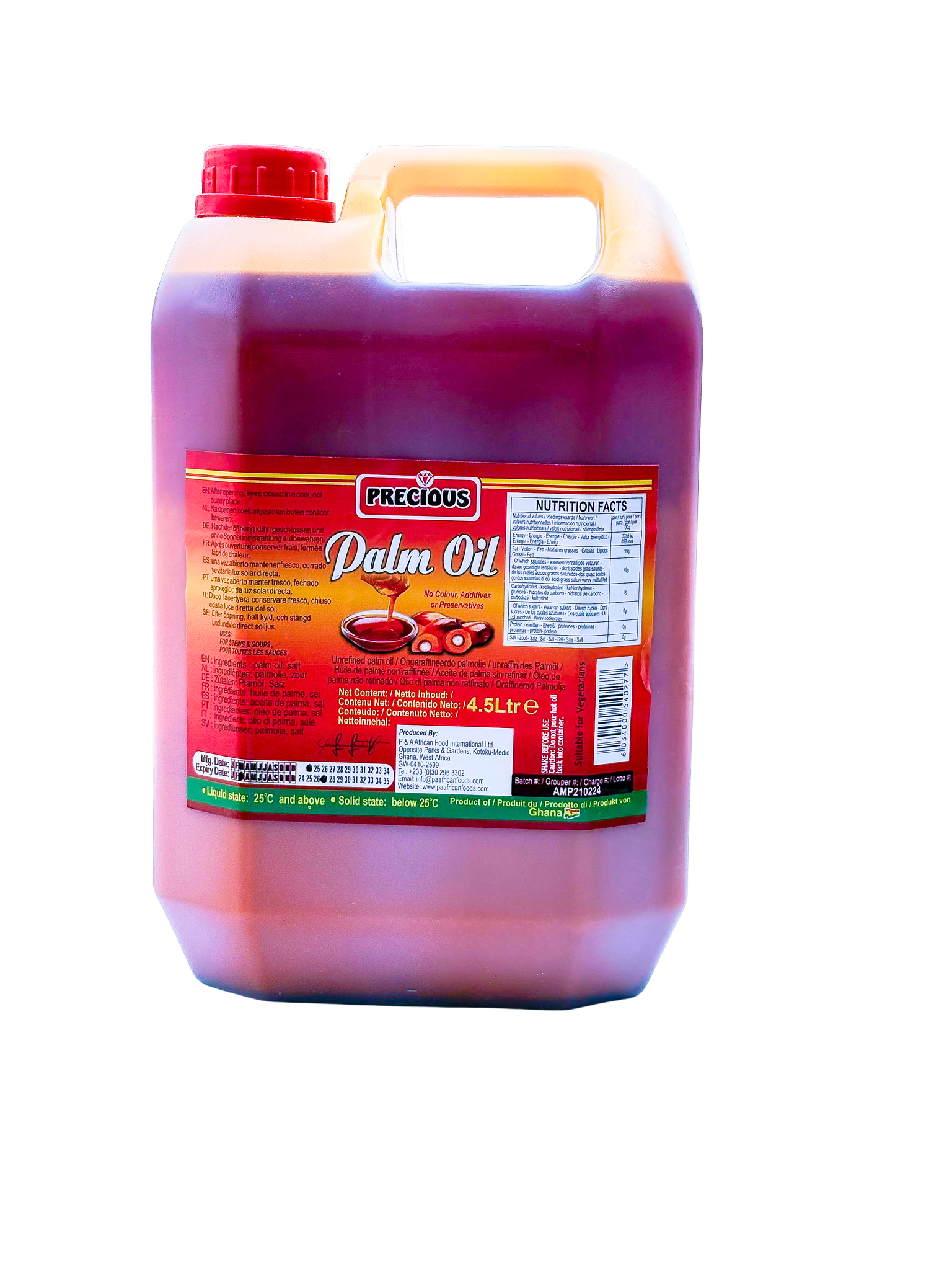 Precious Palm Oil 4.5L