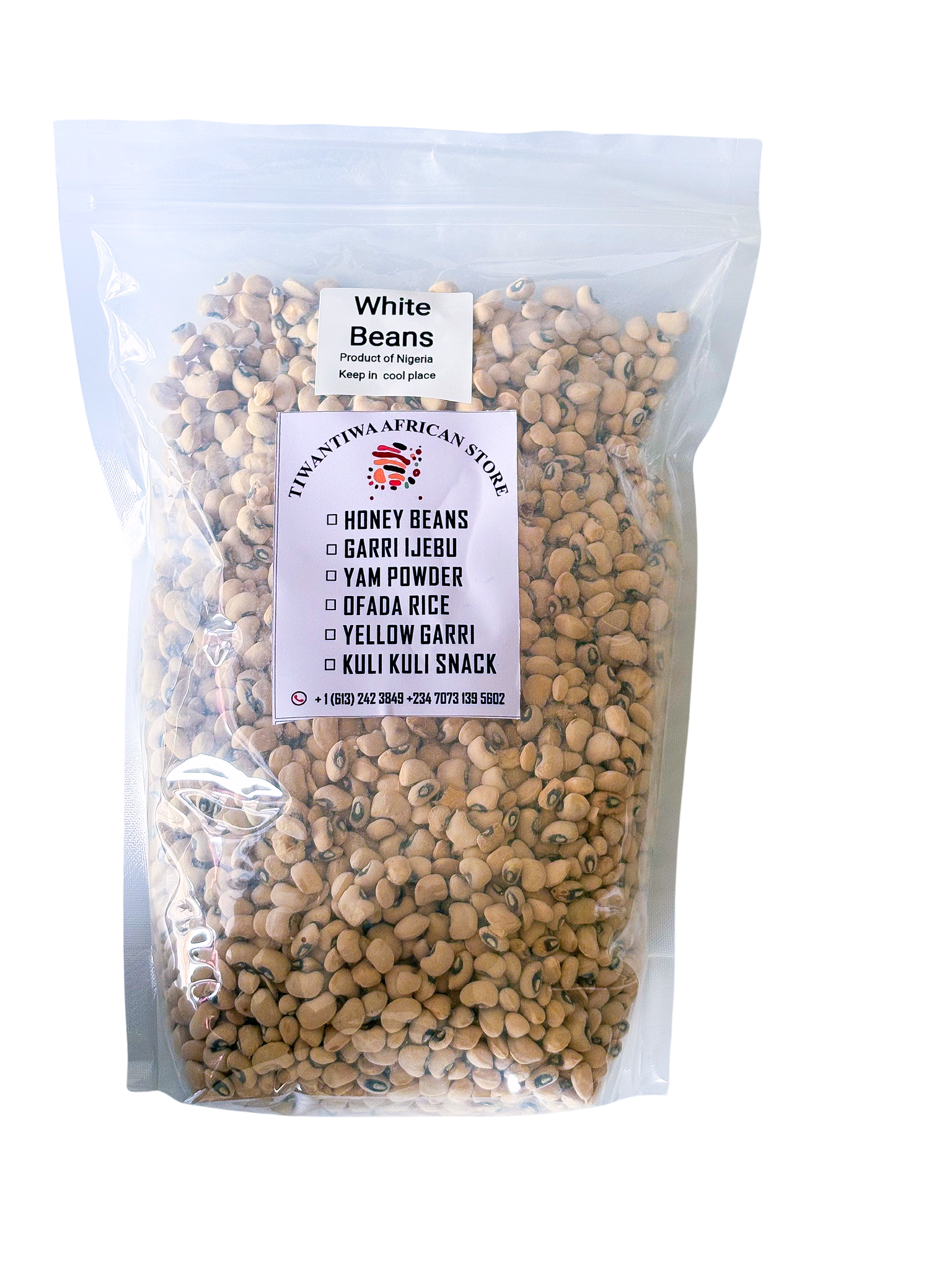 Tiwantiwa African Store White Beans 900g