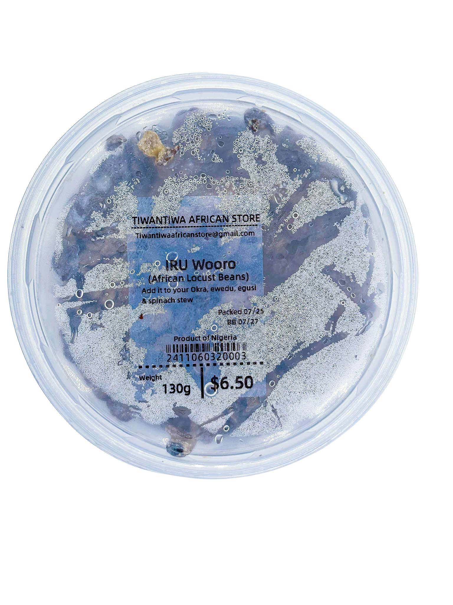 Tiwantiwa African Store Iru Wooro (African Locust Beans) 130g