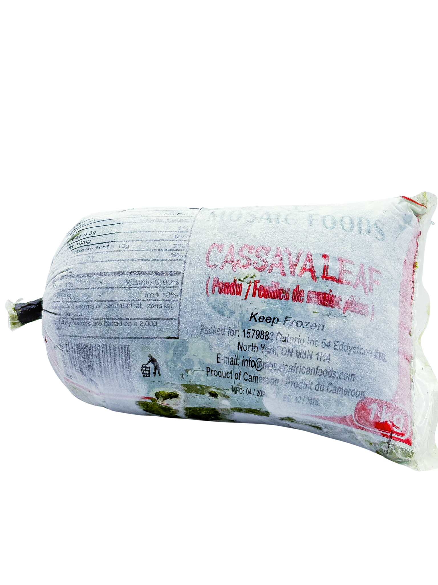 Mosaic Foods Cassava Leaf 1kg