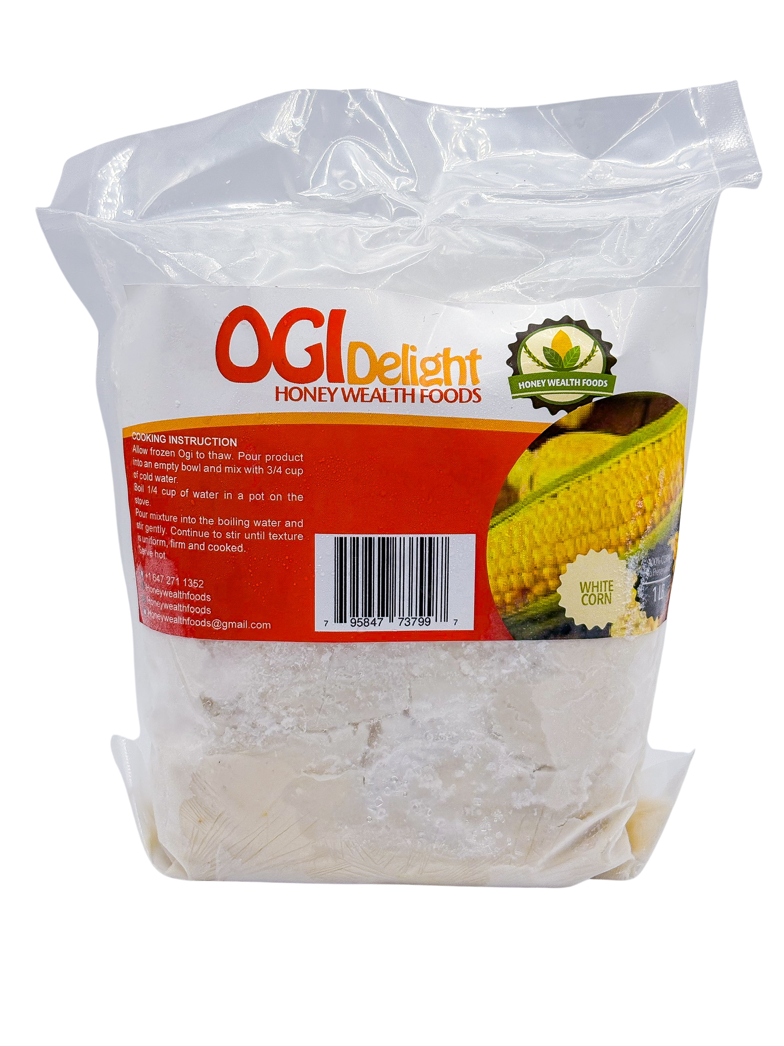 Delight Honey Wealth Foods Ogi White Corn 1lb