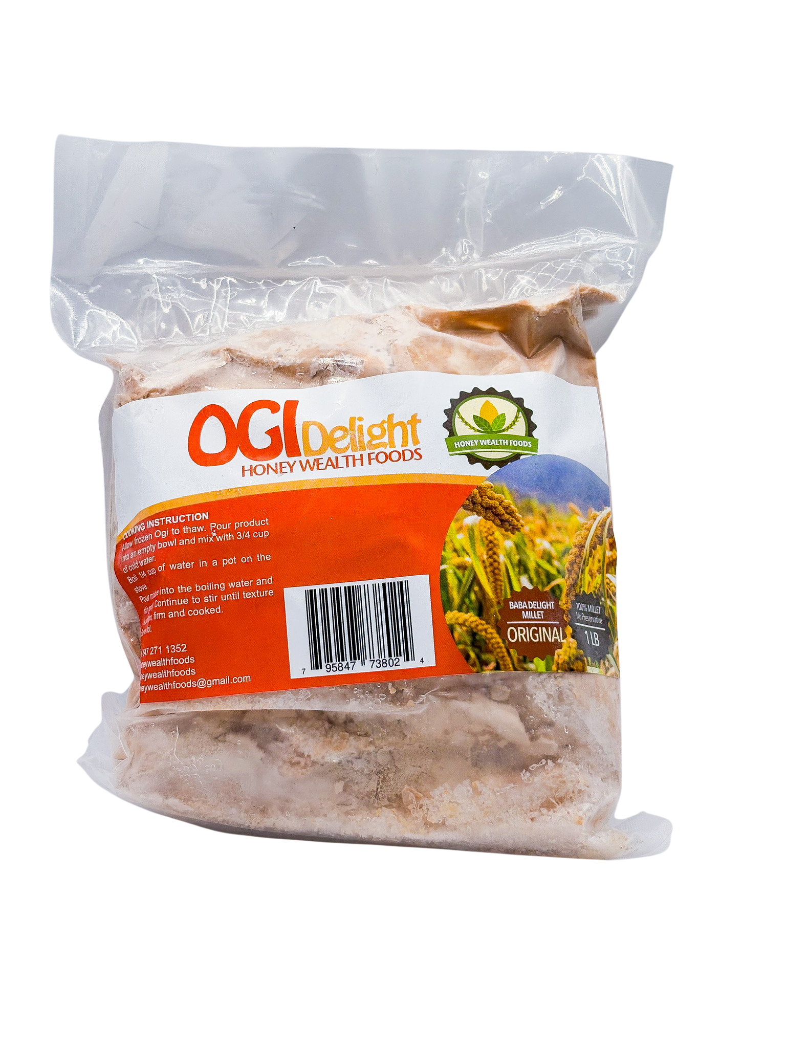 Delight Honey Wealth Foods Ogi Baba Delight Millet 1lb