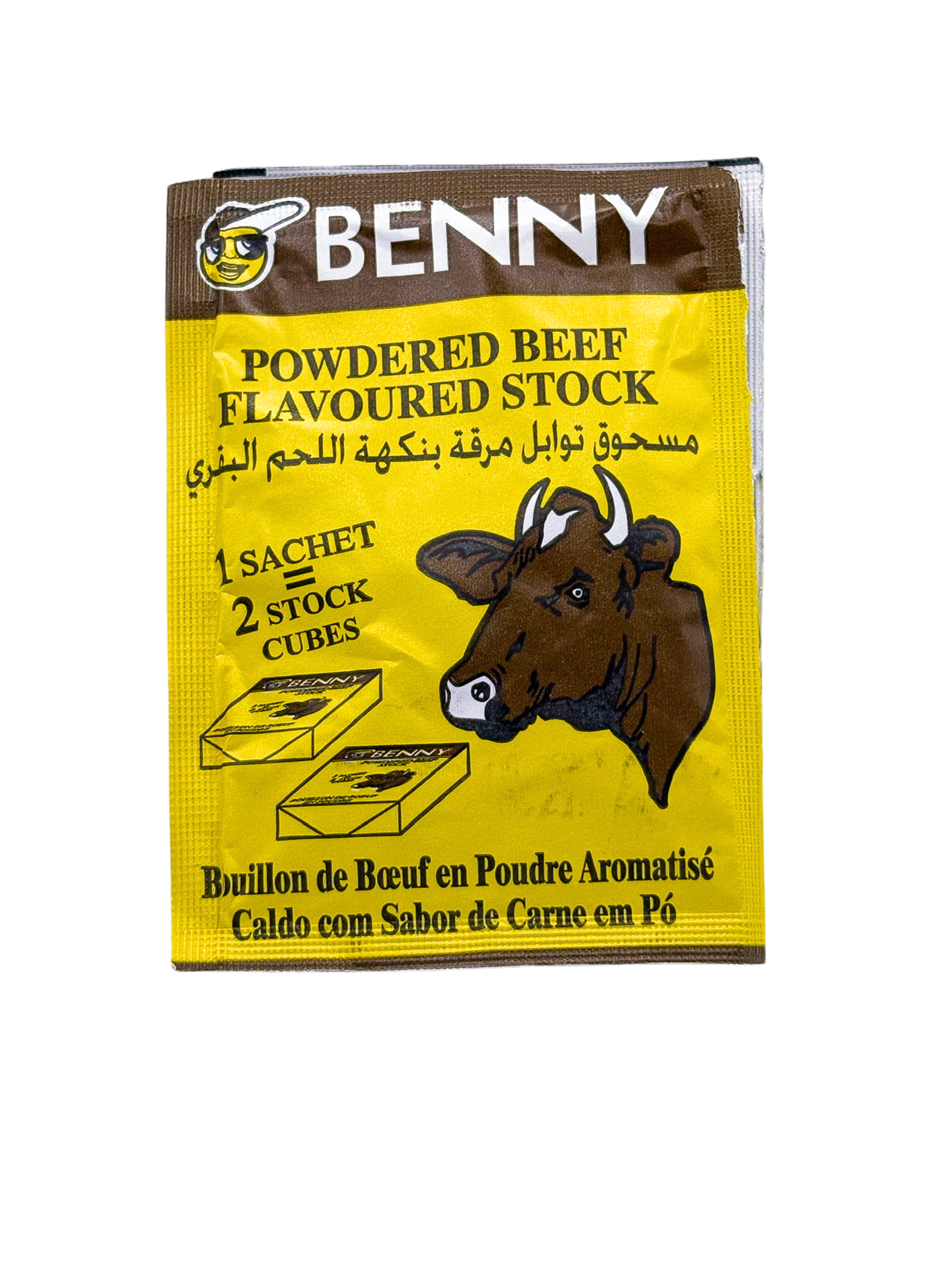 Benny Powdered Beef Flavoured Stock 17g 3pcs