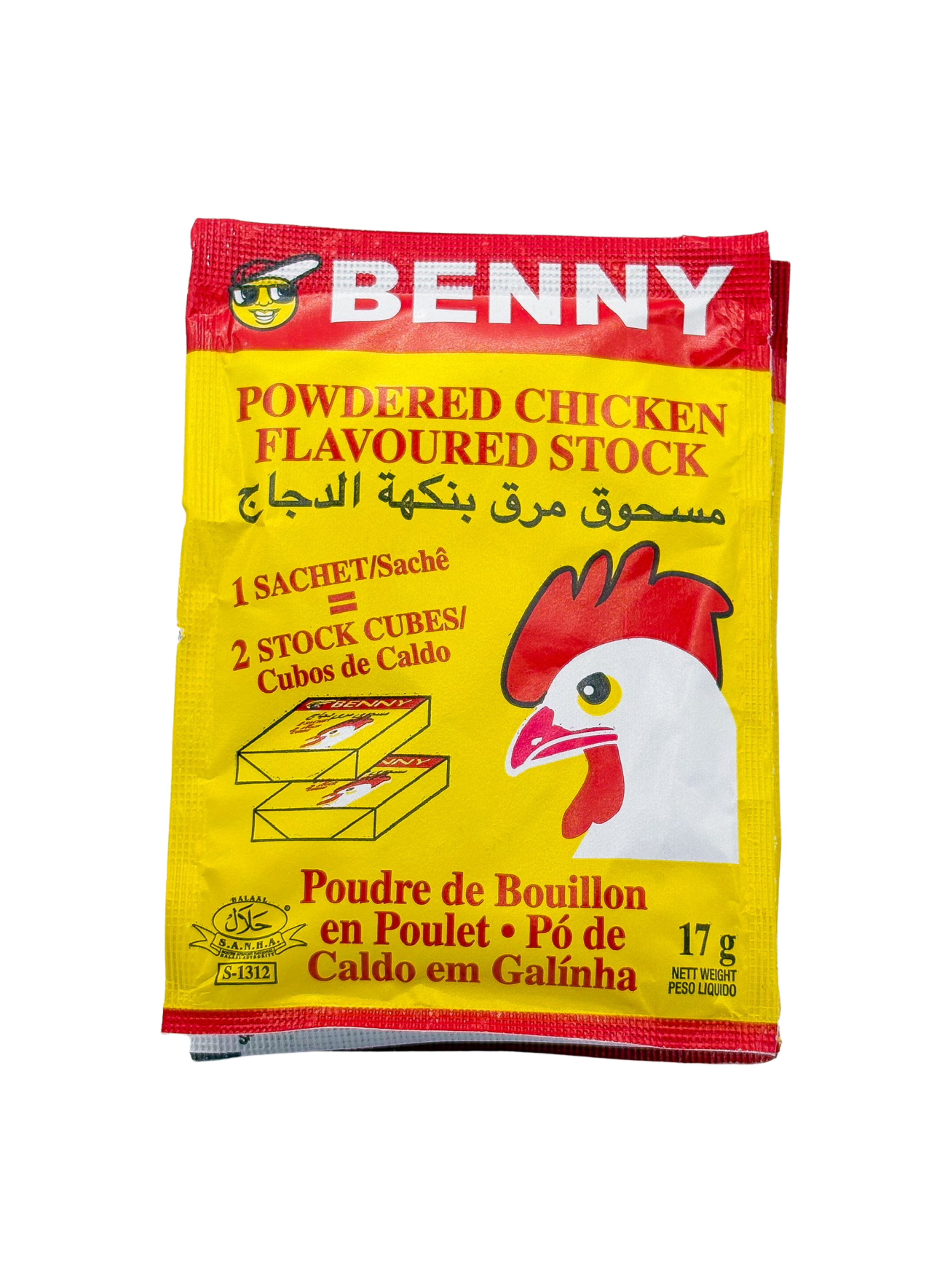 Benny Powdered Chicken Flavoured Stock 17g 3pcs