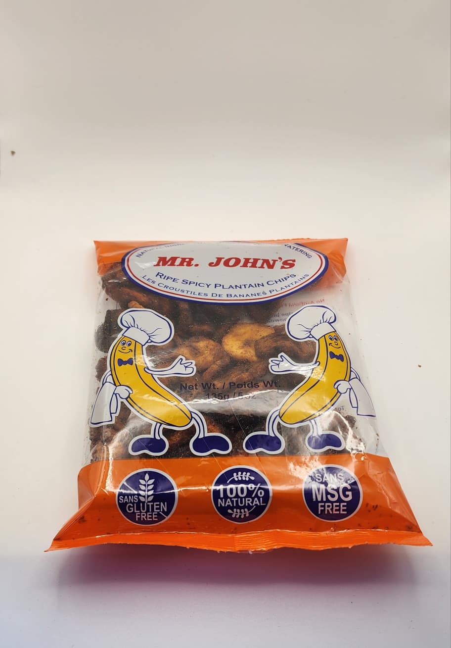 Mr. John's Ripe Spicy Plantain Chips 135g