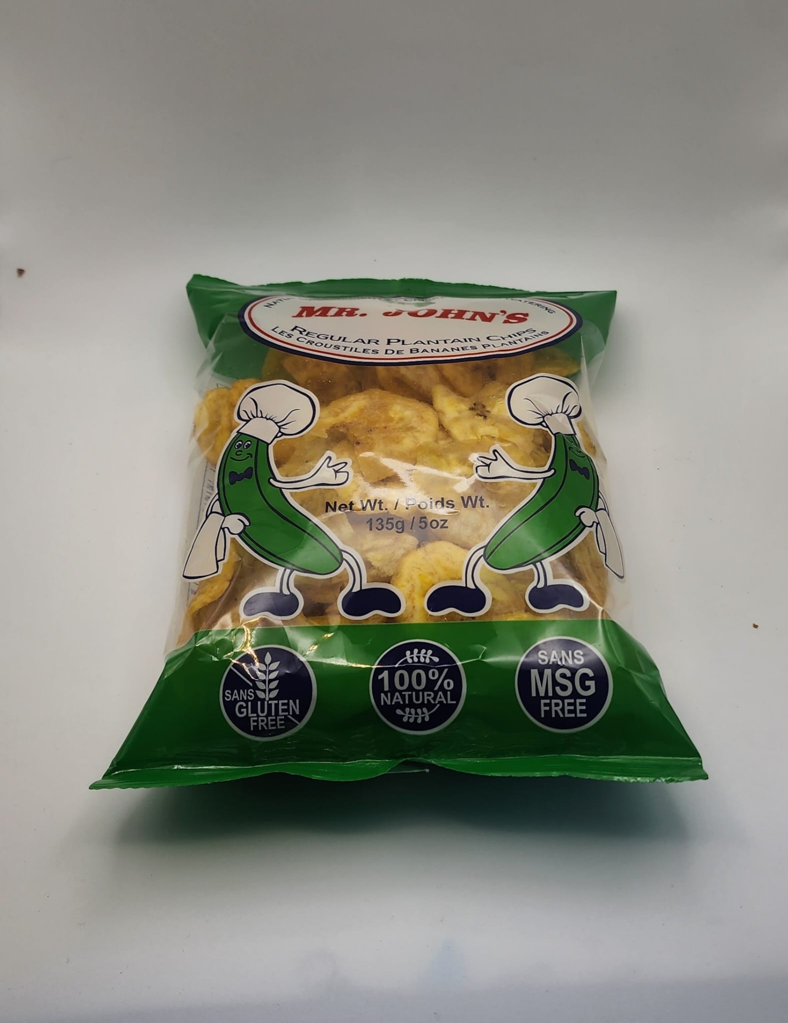 Mr John's Unripped Plantain Chips 135g